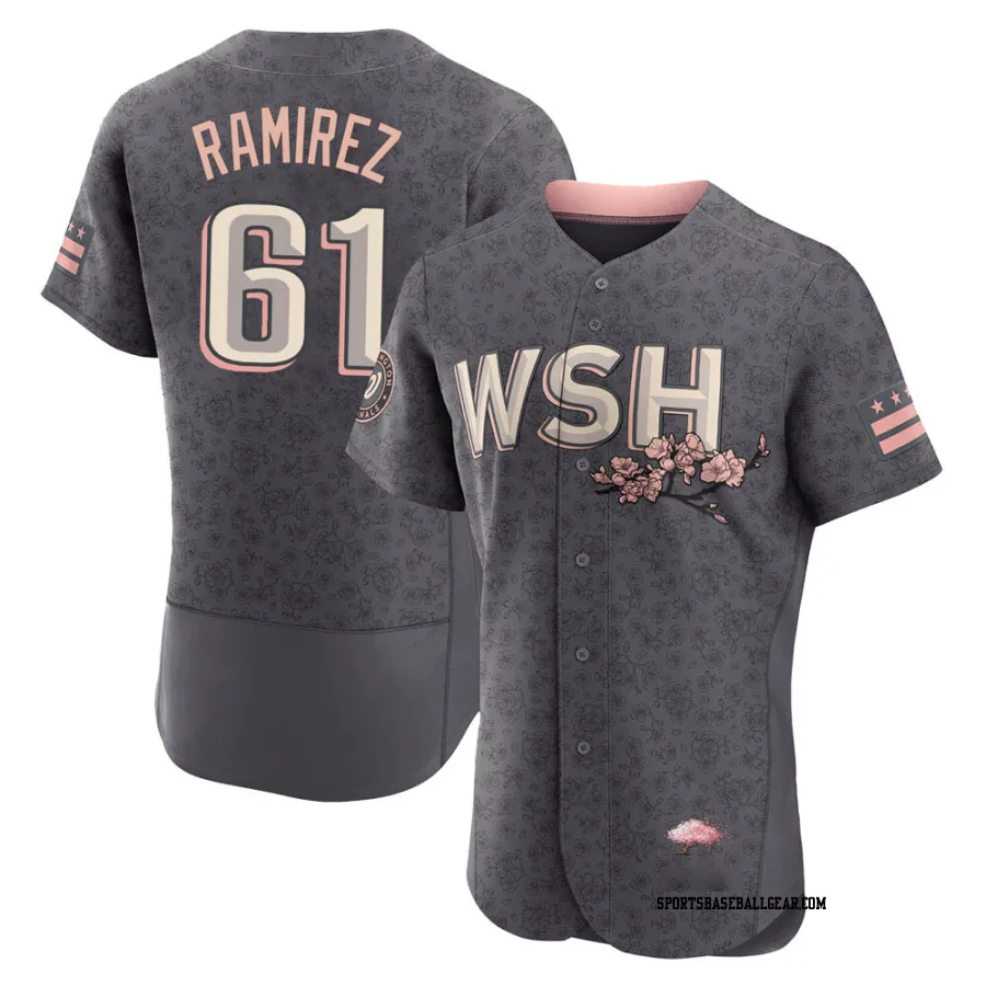 Erasmo Ramirez Men's Washington Nationals Gray Authentic 2022 City Connect Jersey