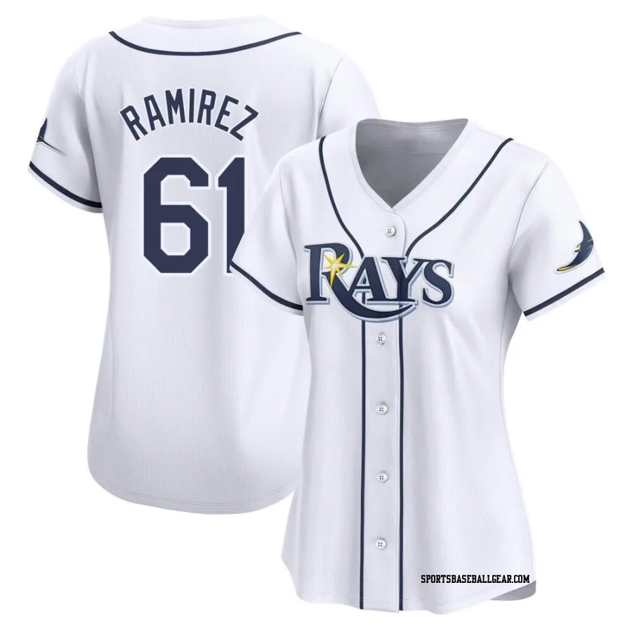 Erasmo Ramirez Women's Tampa Bay Rays White Limited Home Jersey