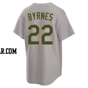Eric Byrnes Youth Oakland Athletics Gray Replica Away 2.0 Jersey