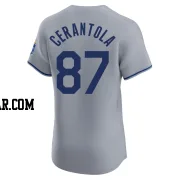 Eric Cerantola Men's Kansas City Royals Gray Elite Road Jersey