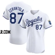 Eric Cerantola Men's Kansas City Royals White Elite Home Jersey