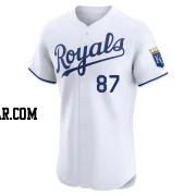 Eric Cerantola Men's Kansas City Royals White Elite Home Jersey