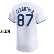 Eric Cerantola Men's Kansas City Royals White Elite Home Jersey