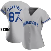 Eric Cerantola Women's Kansas City Royals Gray Replica 2022 Road Jersey