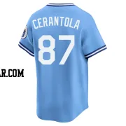 Eric Cerantola Youth Kansas City Royals Light Blue Limited Throwback Cooperstown Collection Jersey