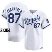 Eric Cerantola Youth Kansas City Royals White Limited Home Jersey