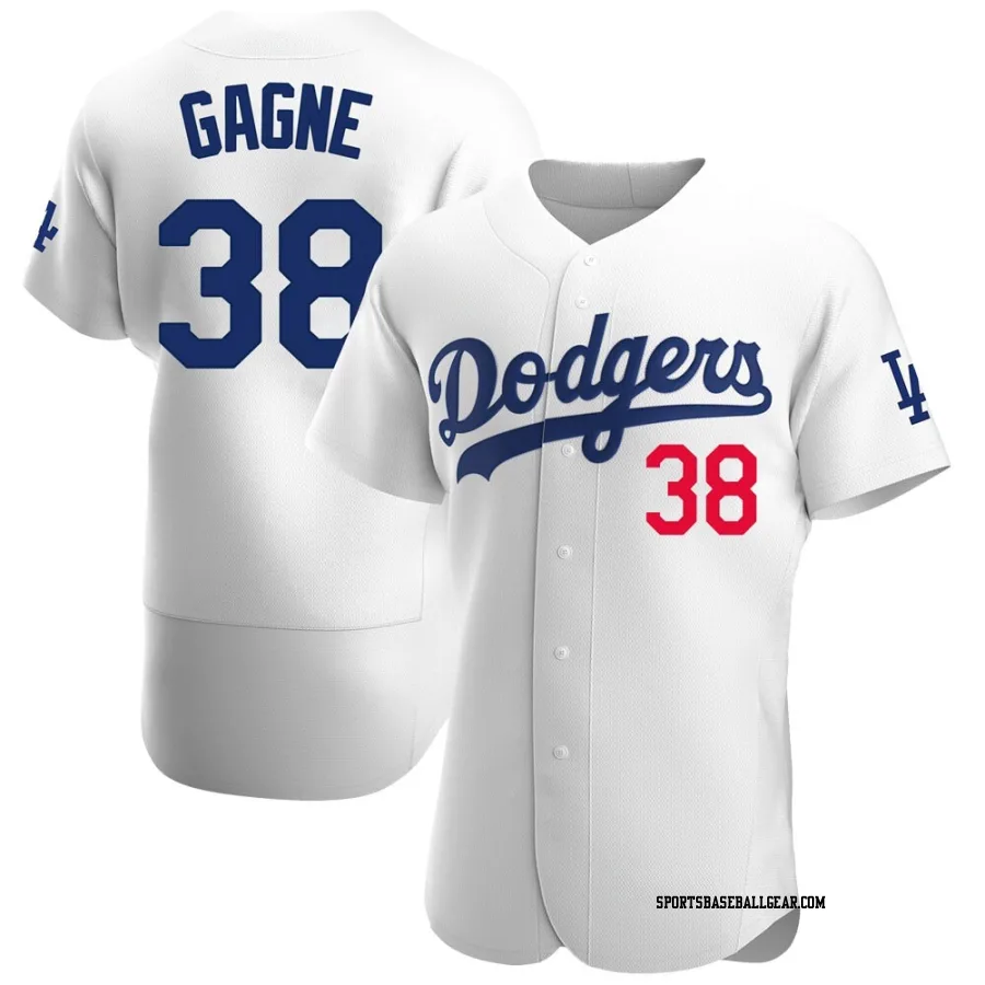 Eric Gagne Men's Los Angeles Dodgers White Authentic Home Jersey