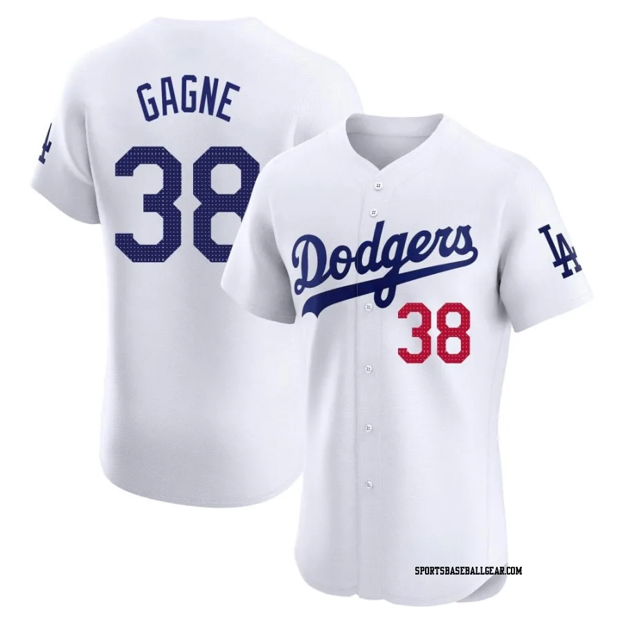 Eric Gagne Men's Los Angeles Dodgers White Elite Home Jersey