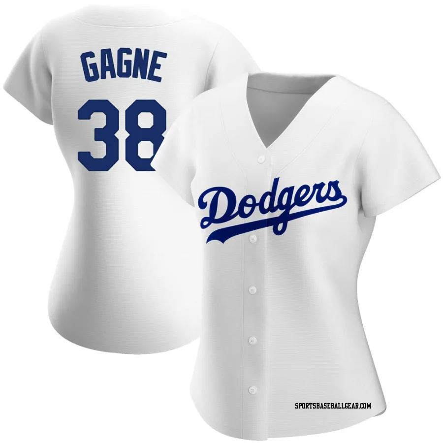 Eric Gagne Women's Los Angeles Dodgers White Authentic Home Jersey