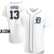 Eric Haase Men's Detroit Tigers White Authentic Home Jersey