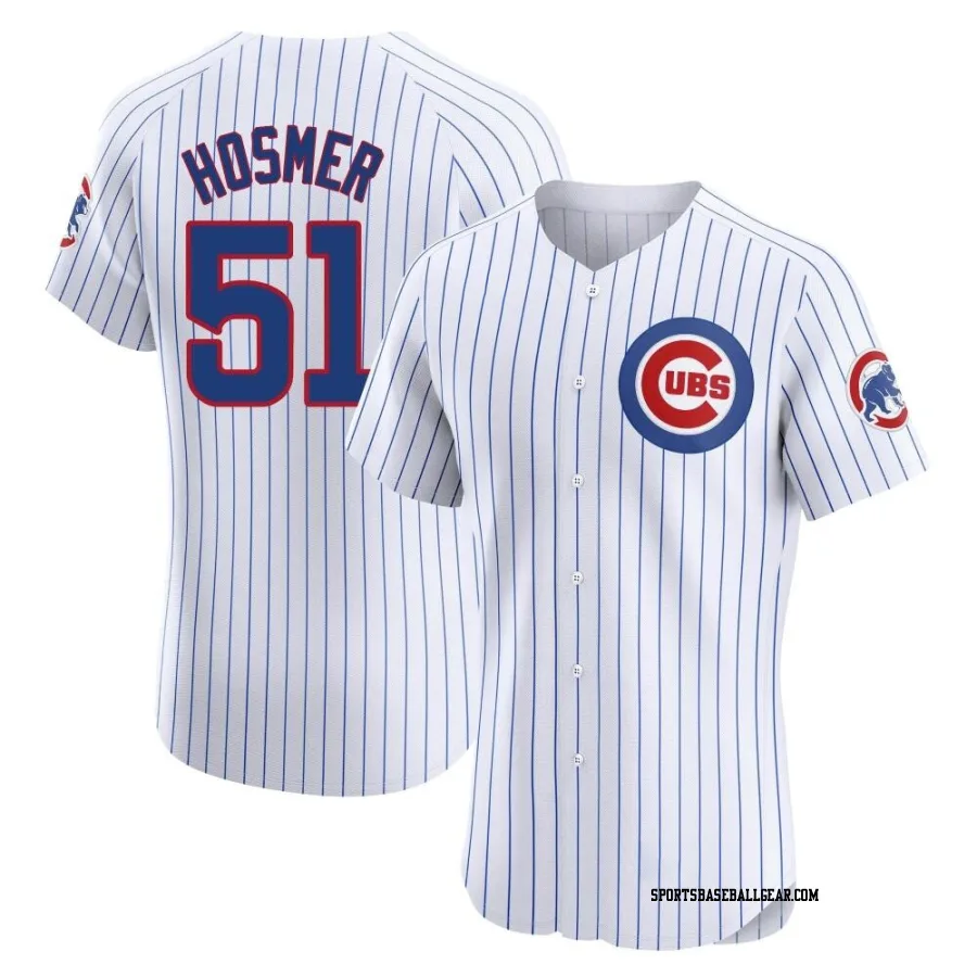 Eric Hosmer Men's Chicago Cubs White Elite Home Jersey