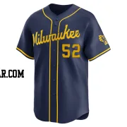 Eric Lauer Men's Milwaukee Brewers Navy Limited Alternate Jersey