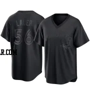 Eric Lauer Youth Toronto Blue Jays Black Replica Pitch Fashion Jersey