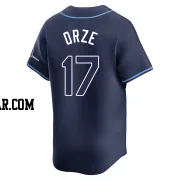 Eric Orze Men's Tampa Bay Rays Navy Limited Away Jersey