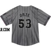Eric Orze Toddler New York Mets Limited Graphite 2024 City Connect Jersey