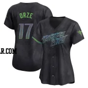 Eric Orze Women's Tampa Bay Rays Charcoal Limited 2024 City Connect Jersey