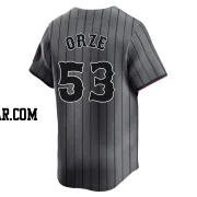 Eric Orze Youth New York Mets Limited Graphite 2024 City Connect Jersey