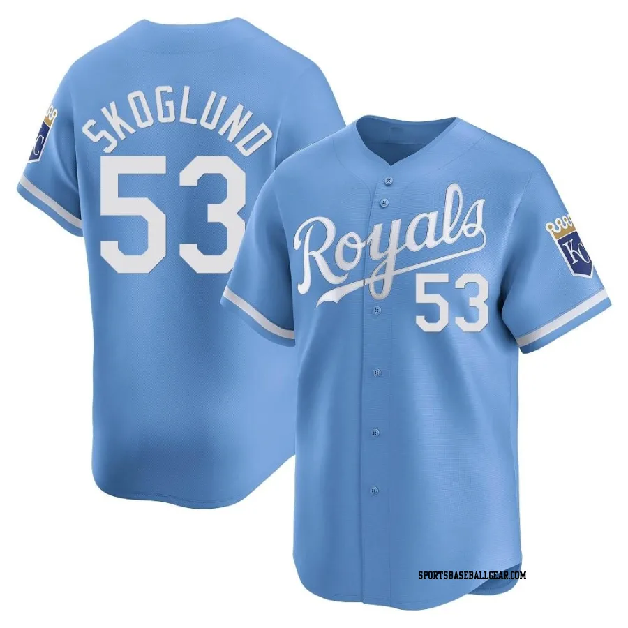 Eric Skoglund Men's Kansas City Royals Light Blue Limited Alternate Jersey