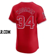Eric Wagaman Men's Los Angeles Angels Red Elite Alternate Jersey