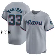 Eric Wagaman Youth Miami Marlins Gray Limited Road Jersey