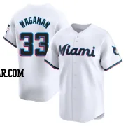 Eric Wagaman Youth Miami Marlins White Limited Home Jersey