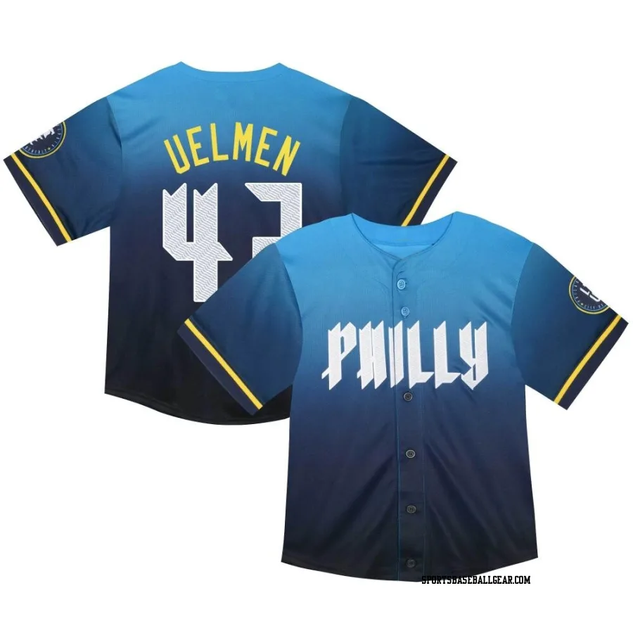 Erich Uelmen Toddler Philadelphia Phillies Blue Limited 2024 City Connect Jersey