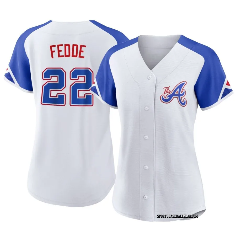 Erick Fedde Women's Atlanta Braves White Replica 2023 City Connect Jersey