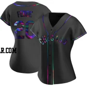 Erick Fedde Women's Chicago White Sox Black Holographic Replica Alternate Jersey
