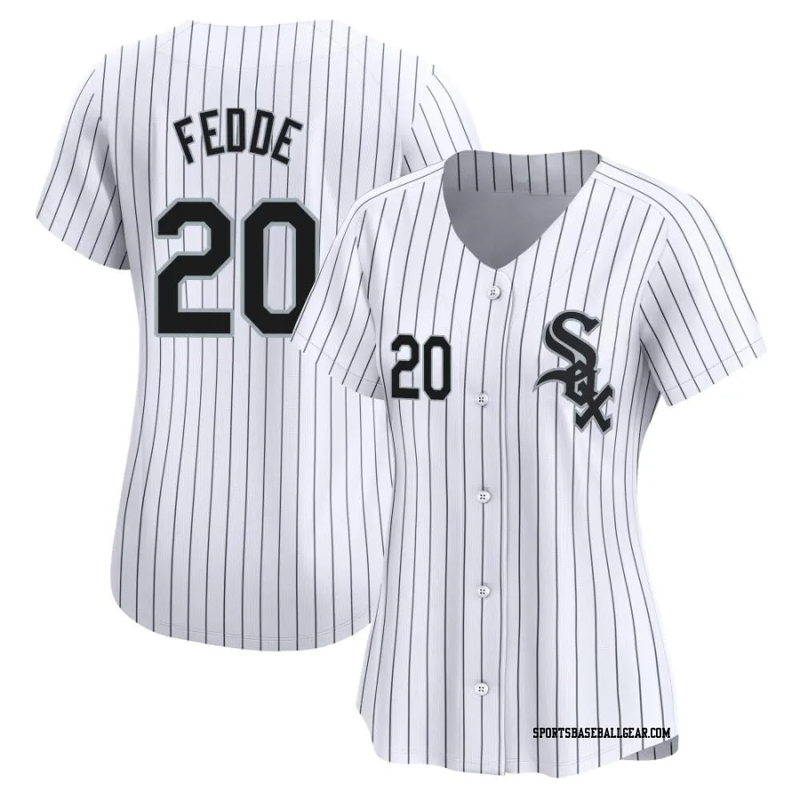 Erick Fedde Women's Chicago White Sox White Limited Home Jersey