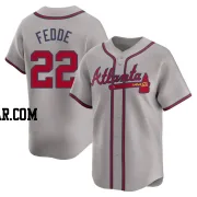 Erick Fedde Youth Atlanta Braves Gray Limited Away Jersey