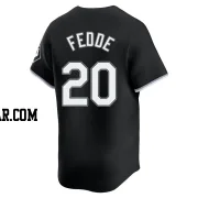 Erick Fedde Youth Chicago White Sox Black Limited Alternate Jersey