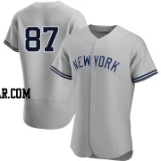 Erick Leal Men's New York Yankees Gray Authentic Road Jersey
