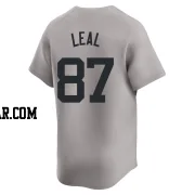 Erick Leal Men's New York Yankees Gray Limited Away Jersey