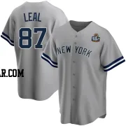 Erick Leal Men's New York Yankees Gray Replica Road Name 2024 World Series Jersey