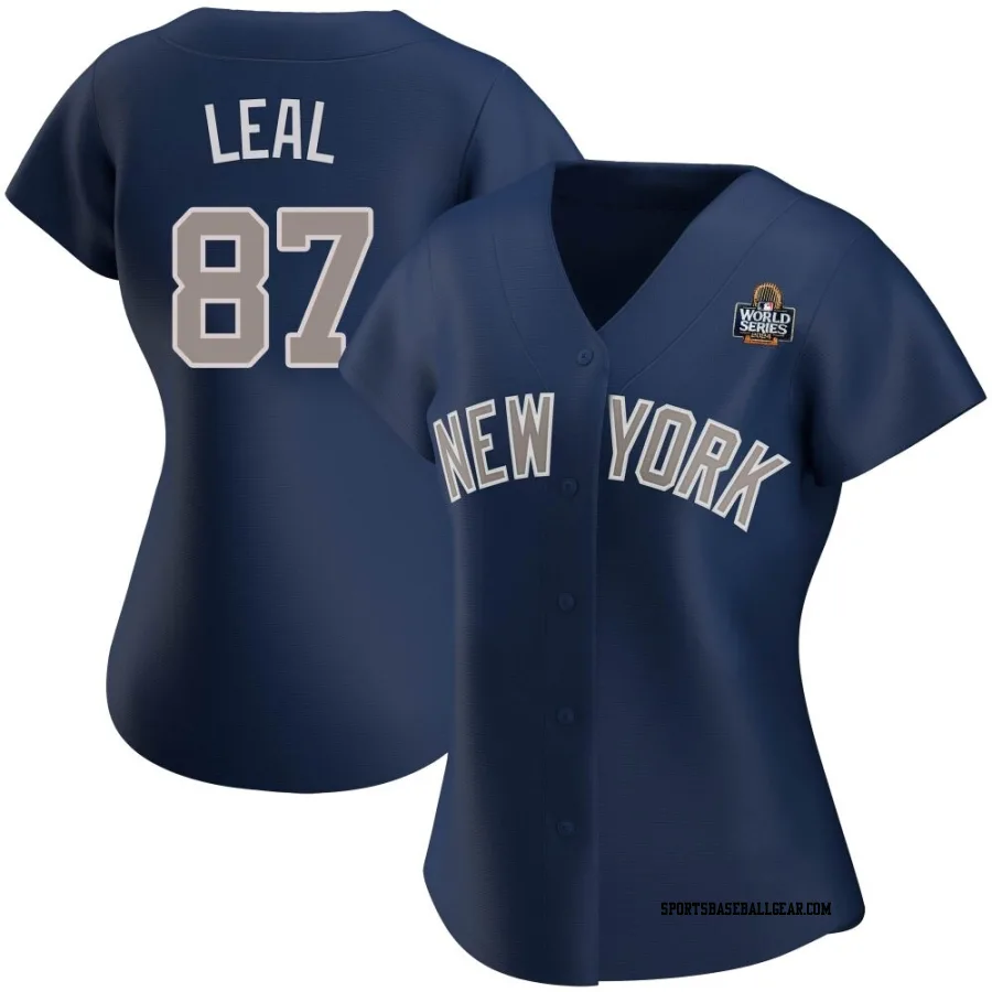 Erick Leal Women's New York Yankees Navy Authentic Alternate 2024 World Series Jersey