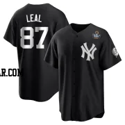 Erick Leal Youth New York Yankees Black/White Replica 2024 World Series Jersey