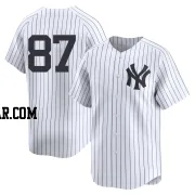 Erick Leal Youth New York Yankees White Limited Yankee Home 2nd Jersey