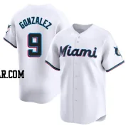 Erik Gonzalez Youth Miami Marlins White Limited Home Jersey