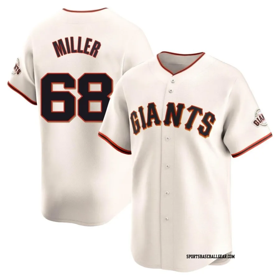 Erik Miller Youth San Francisco Giants Cream Limited Home Jersey