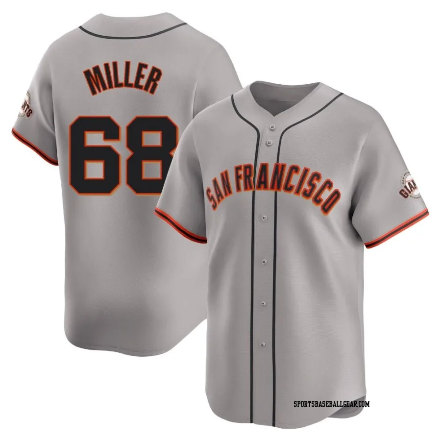 Erik Miller Youth San Francisco Giants Gray Limited Away Jersey