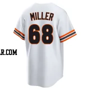 Erik Miller Youth San Francisco Giants White Limited Throwback Cooperstown Collection Jersey