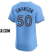 Erik Swanson Men's Toronto Blue Jays Blue Elite Powder Alternate Jersey