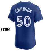 Erik Swanson Men's Toronto Blue Jays Royal Elite Alternate Jersey
