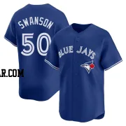 Erik Swanson Men's Toronto Blue Jays Royal Limited Alternate Jersey