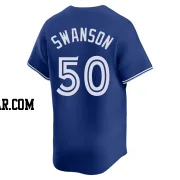 Erik Swanson Men's Toronto Blue Jays Royal Limited Alternate Jersey