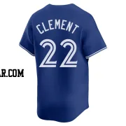 Ernie Clement Youth Toronto Blue Jays Royal Limited Alternate Jersey