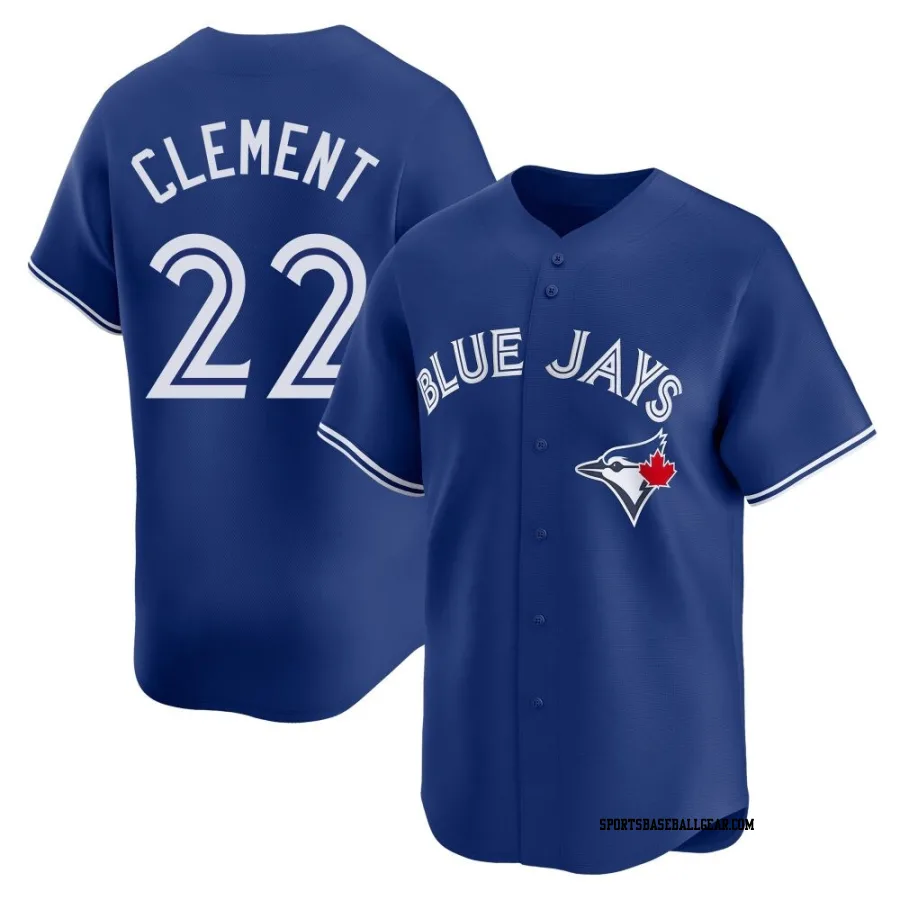 Ernie Clement Youth Toronto Blue Jays Royal Limited Alternate Jersey