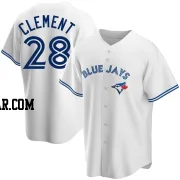Ernie Clement Youth Toronto Blue Jays White Replica Home Jersey