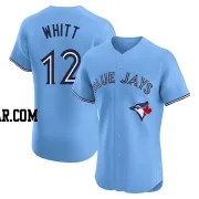 Ernie Whitt Men's Toronto Blue Jays Blue Elite Powder Alternate Jersey