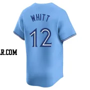 Ernie Whitt Men's Toronto Blue Jays Blue Limited Powder Alternate Jersey
